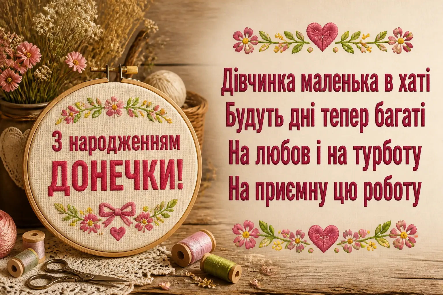 привітання з новонародженою донечкою привітання з новонародженою донечкою