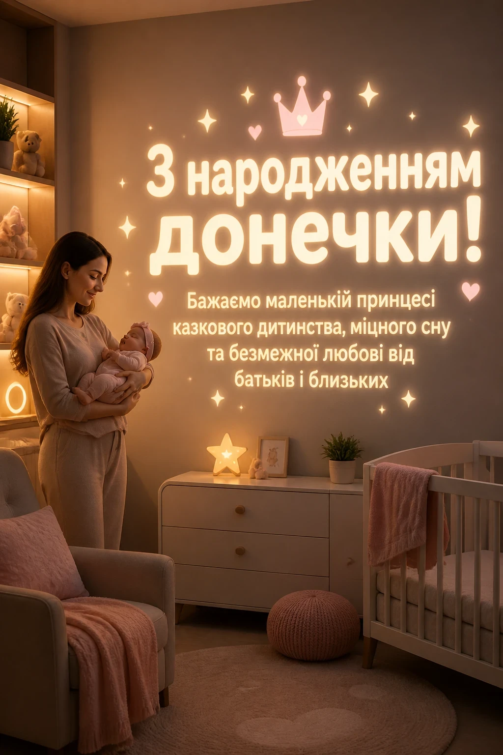 привітання з новонародженою донечкою привітання з новонародженою донечкою
