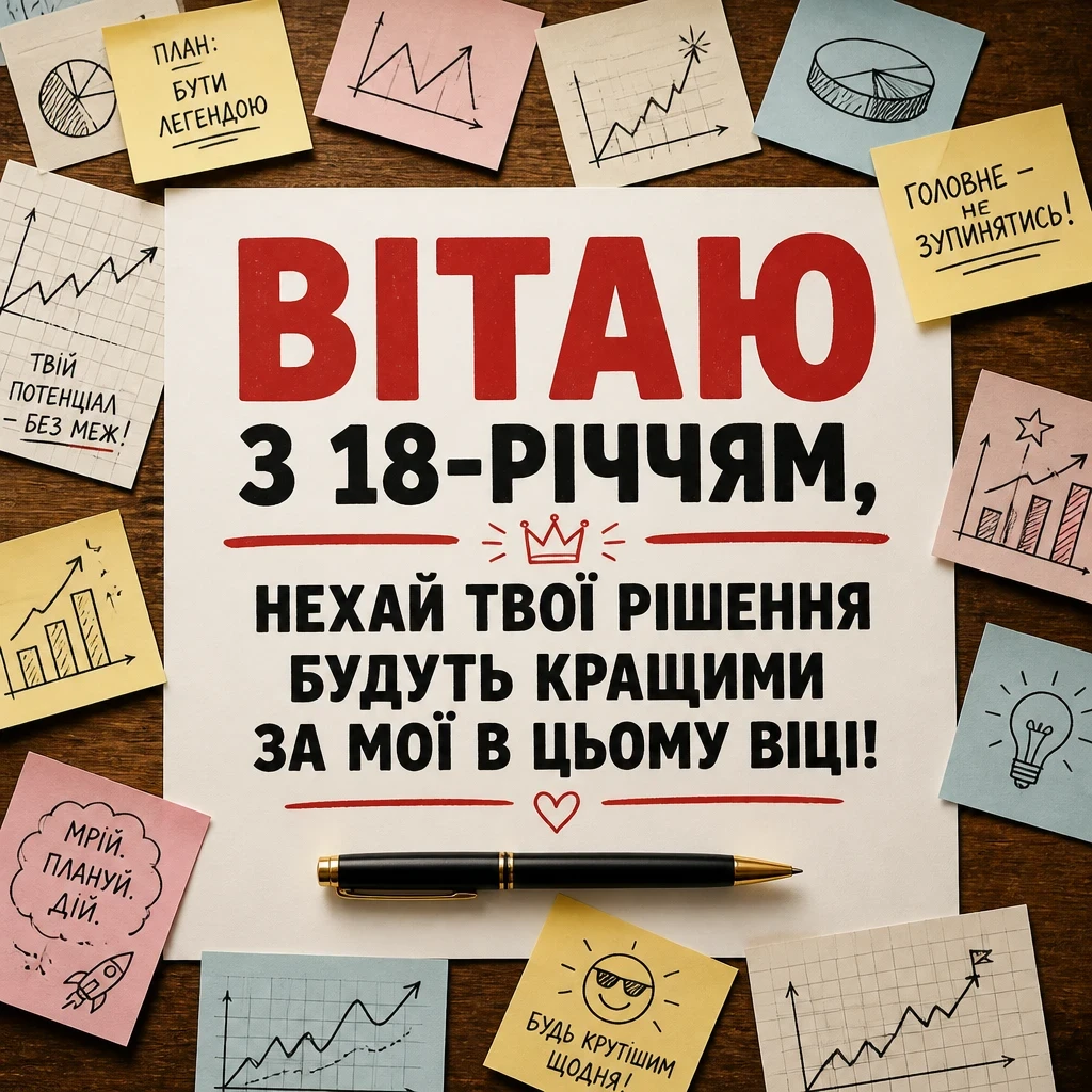 привітання з 18-річчям своїми словами короткі привітання з 18-річчям своїми словами короткі