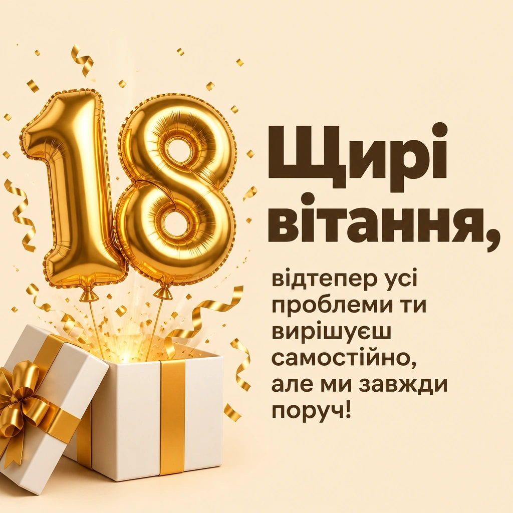 привітання з 18-річчям своїми словами короткі привітання з 18-річчям своїми словами короткі