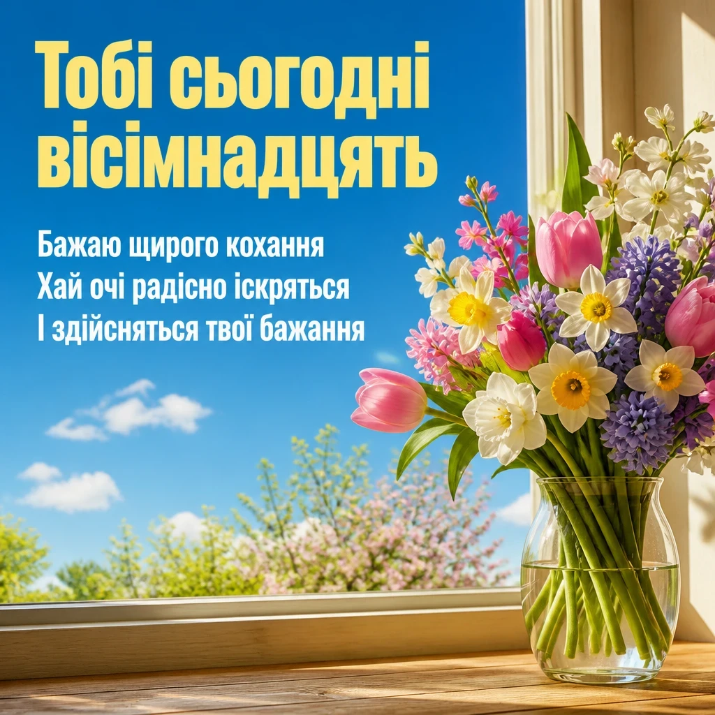 привітання з 18-річчям своїми словами короткі привітання з 18-річчям своїми словами короткі