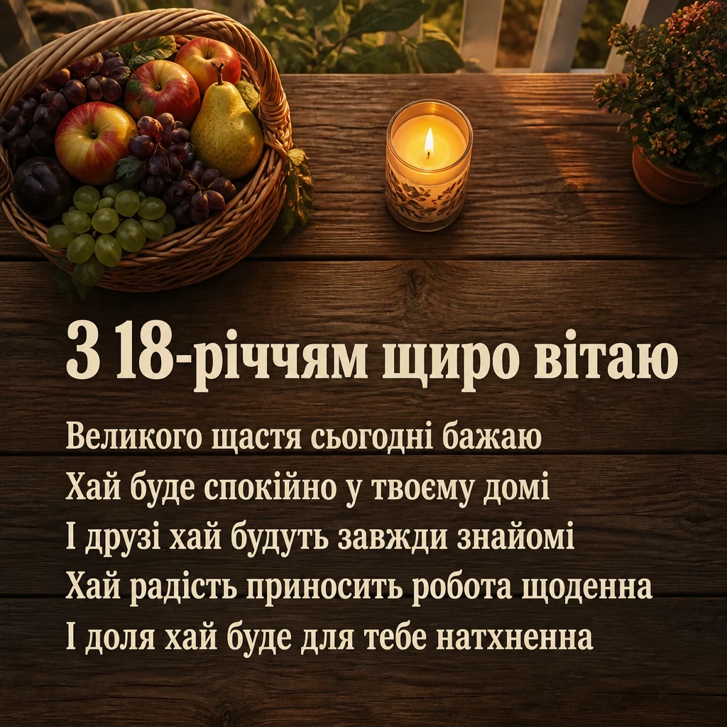 привітання з 18-річчям своїми словами короткі привітання з 18-річчям своїми словами короткі