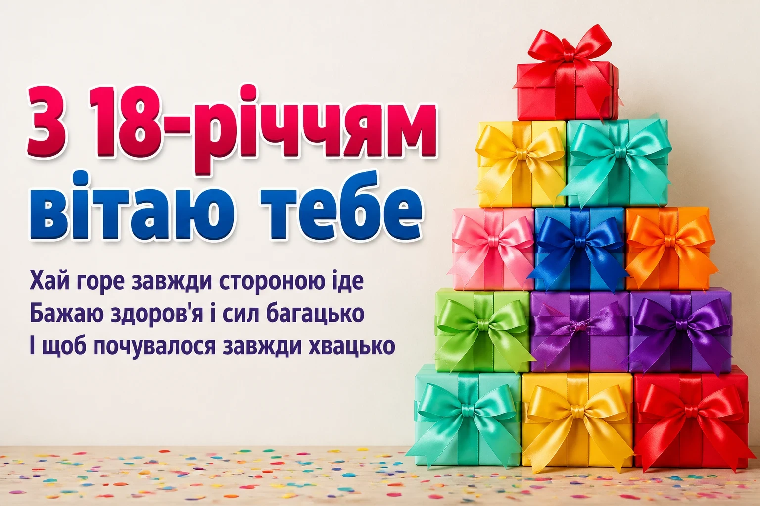привітання з 18-річчям своїми словами короткі привітання з 18-річчям своїми словами короткі