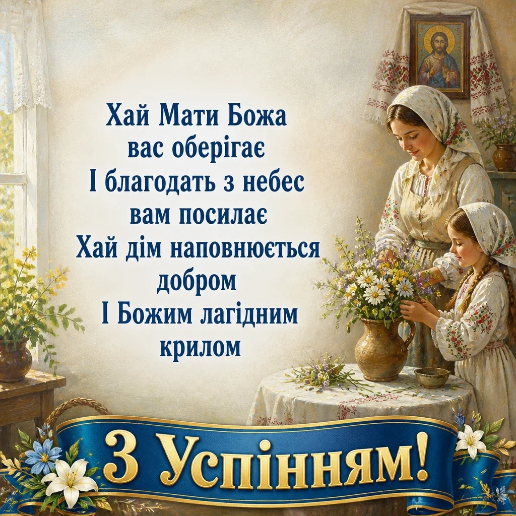 успіння пресвятої богородиці привітання успіння пресвятої богородиці привітання