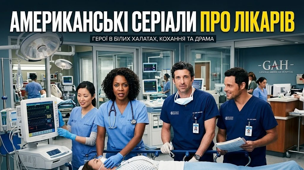 Найпопулярніші американські серіали про лікарів для перегляду Найпопулярніші американські серіали про лікарів для перегляду