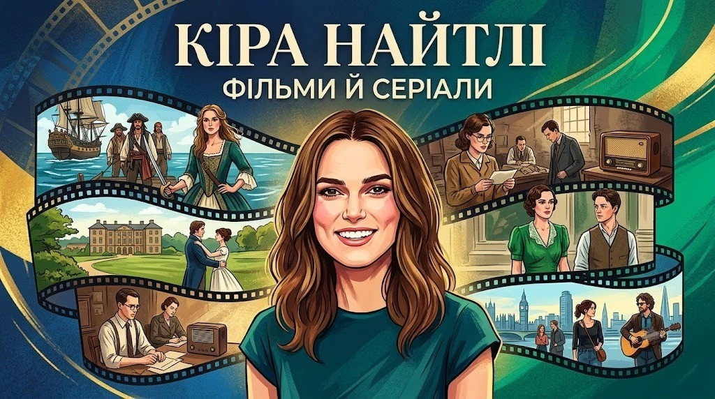 Найкращі фільми та серіали з Кірою Найтлі Найкращі фільми та серіали з Кірою Найтлі