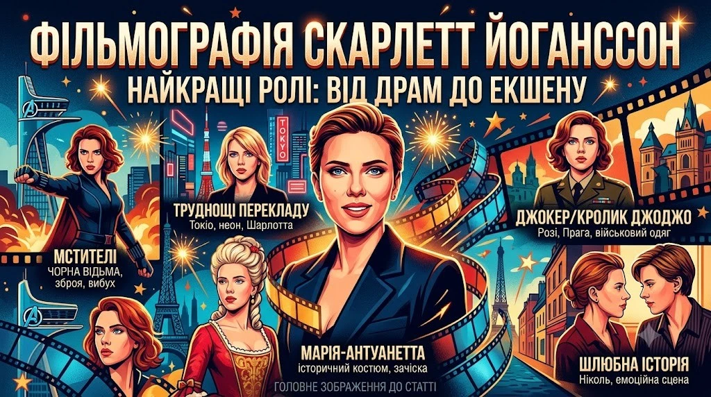 Скарлетт Йоганссон фільми на будь-який настрій Скарлетт Йоганссон фільми на будь-який настрій